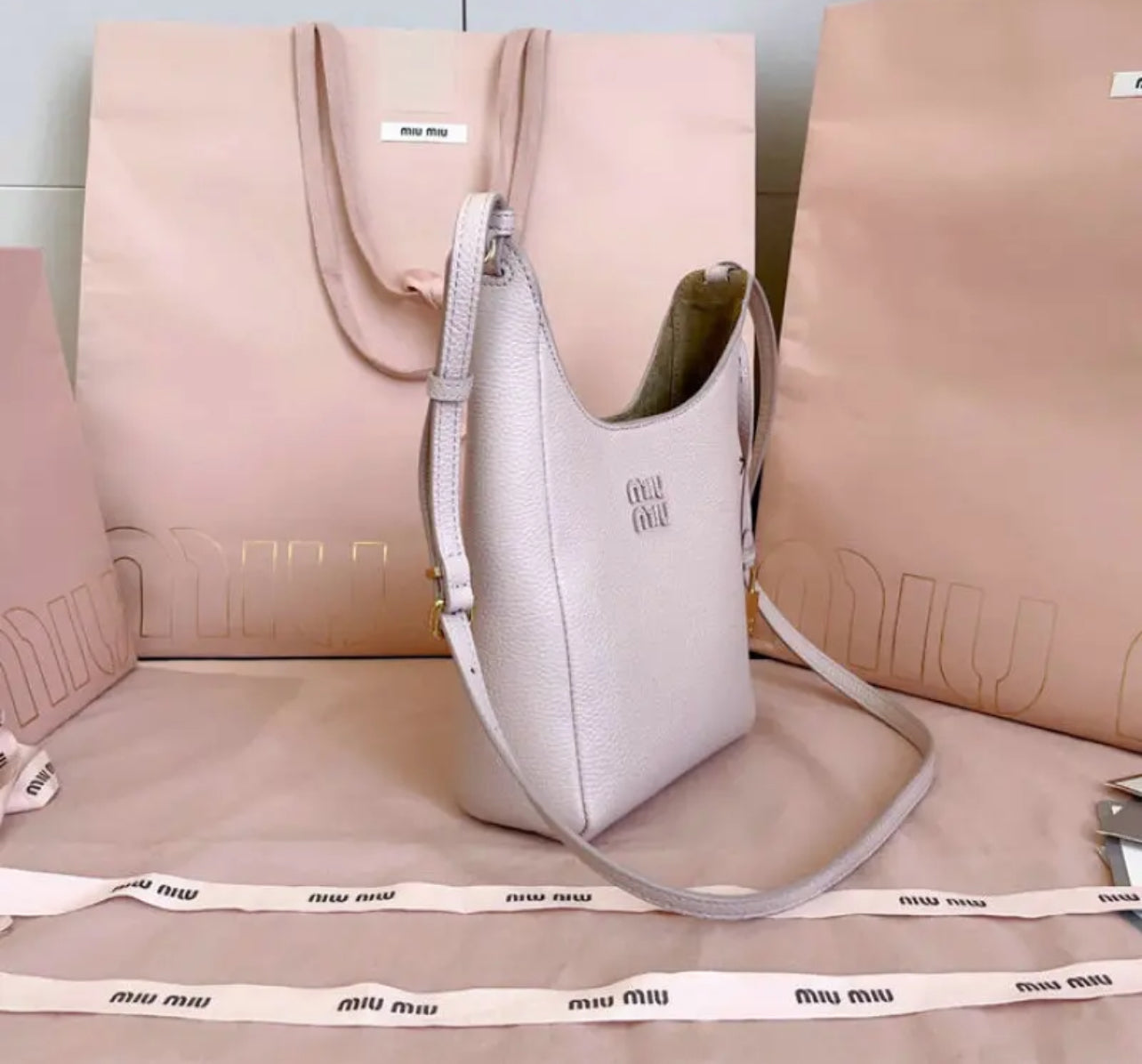 Leather Bucket Bag