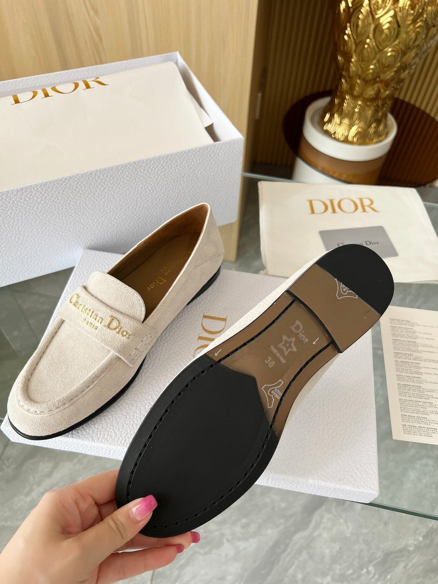 Suede Loafers