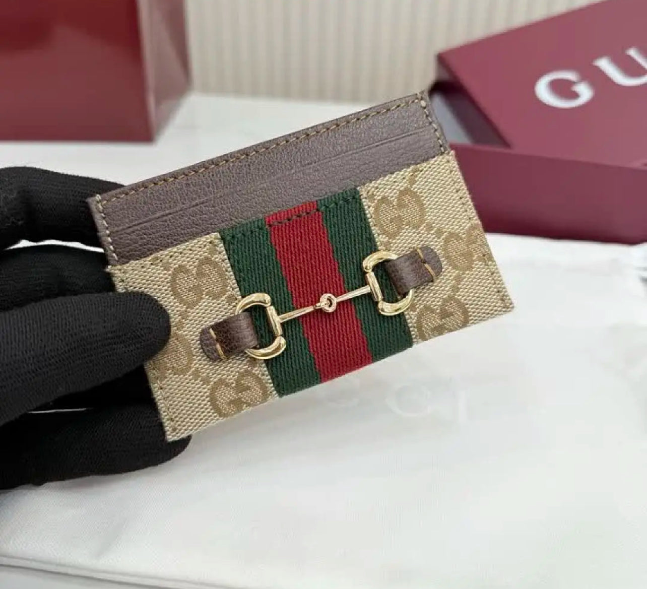 Horsebit Card Holder