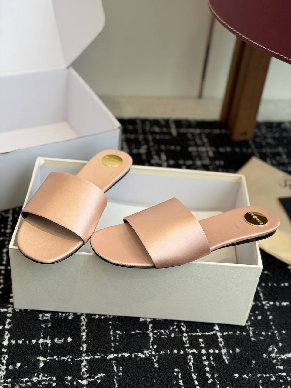 Satin Sandals