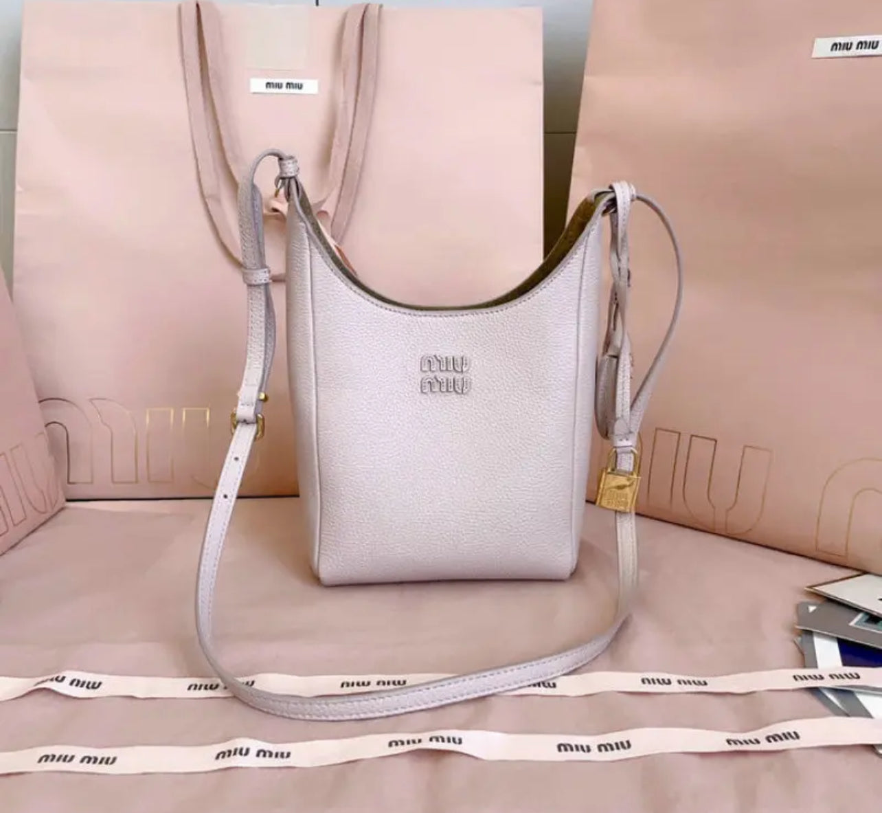 Leather Bucket Bag