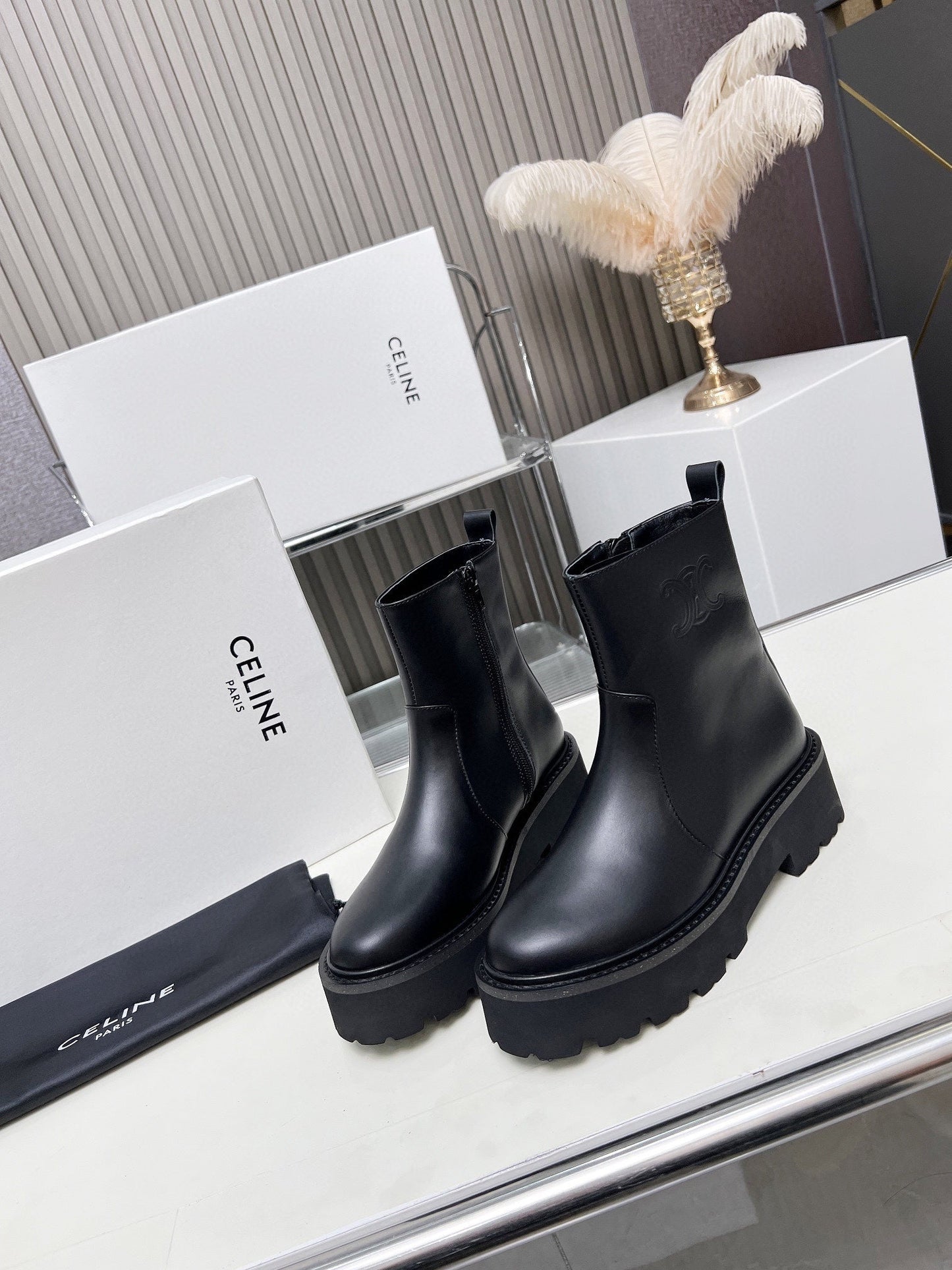 Leather Boots