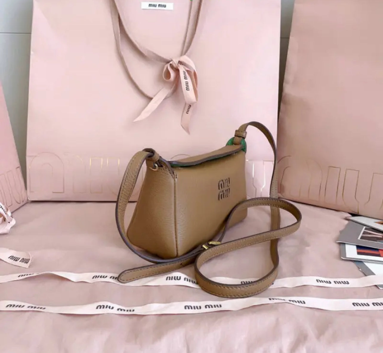 Leather Pouch Bag