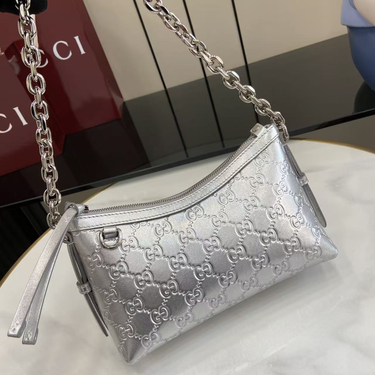 Emblem Small Shoulder Bag