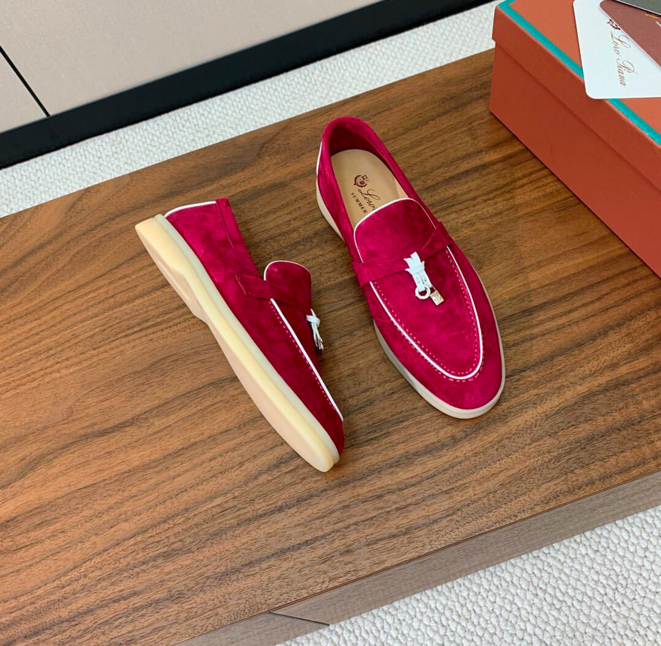 Suede Loafers