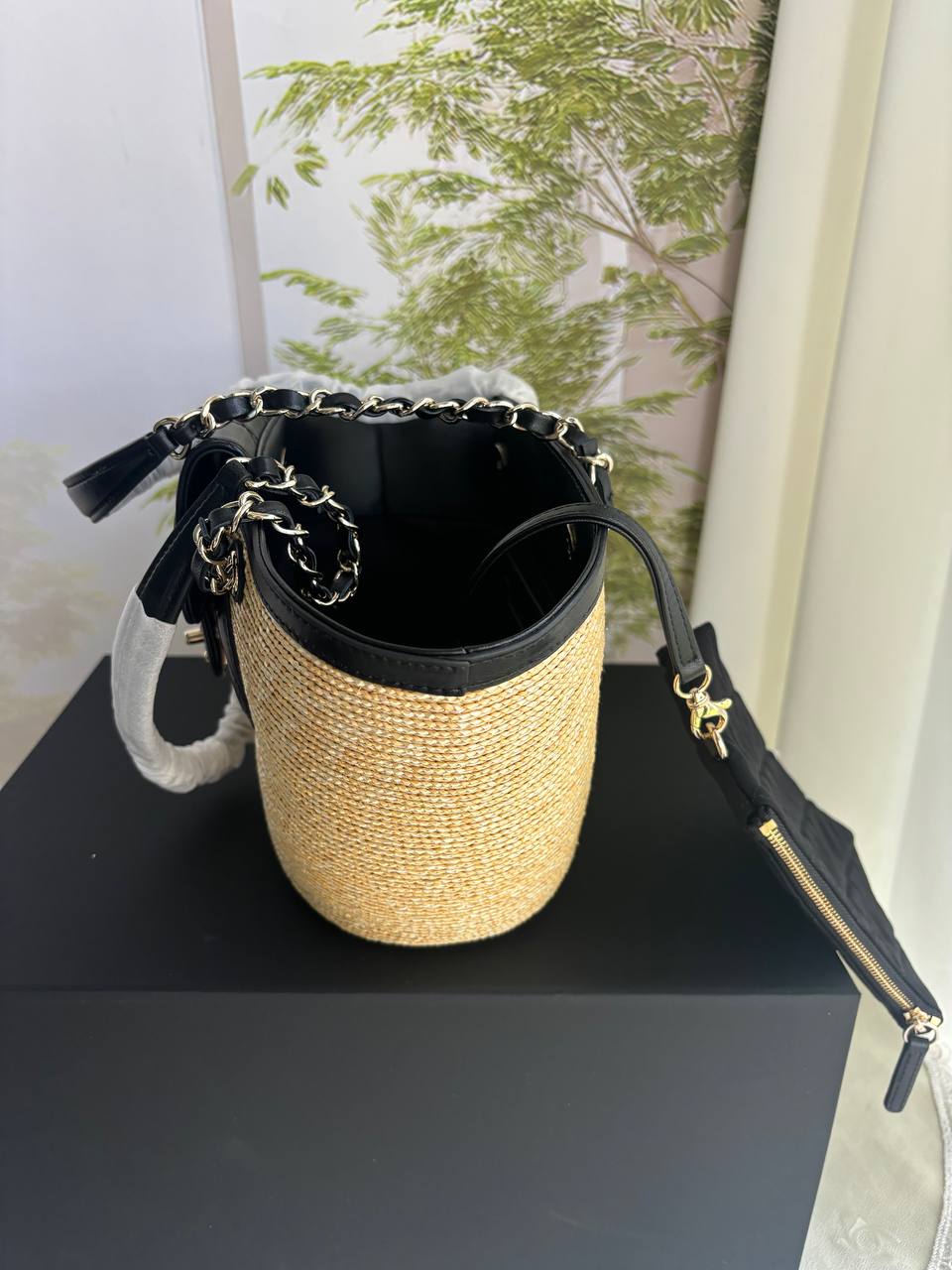 Small Raffia Tote