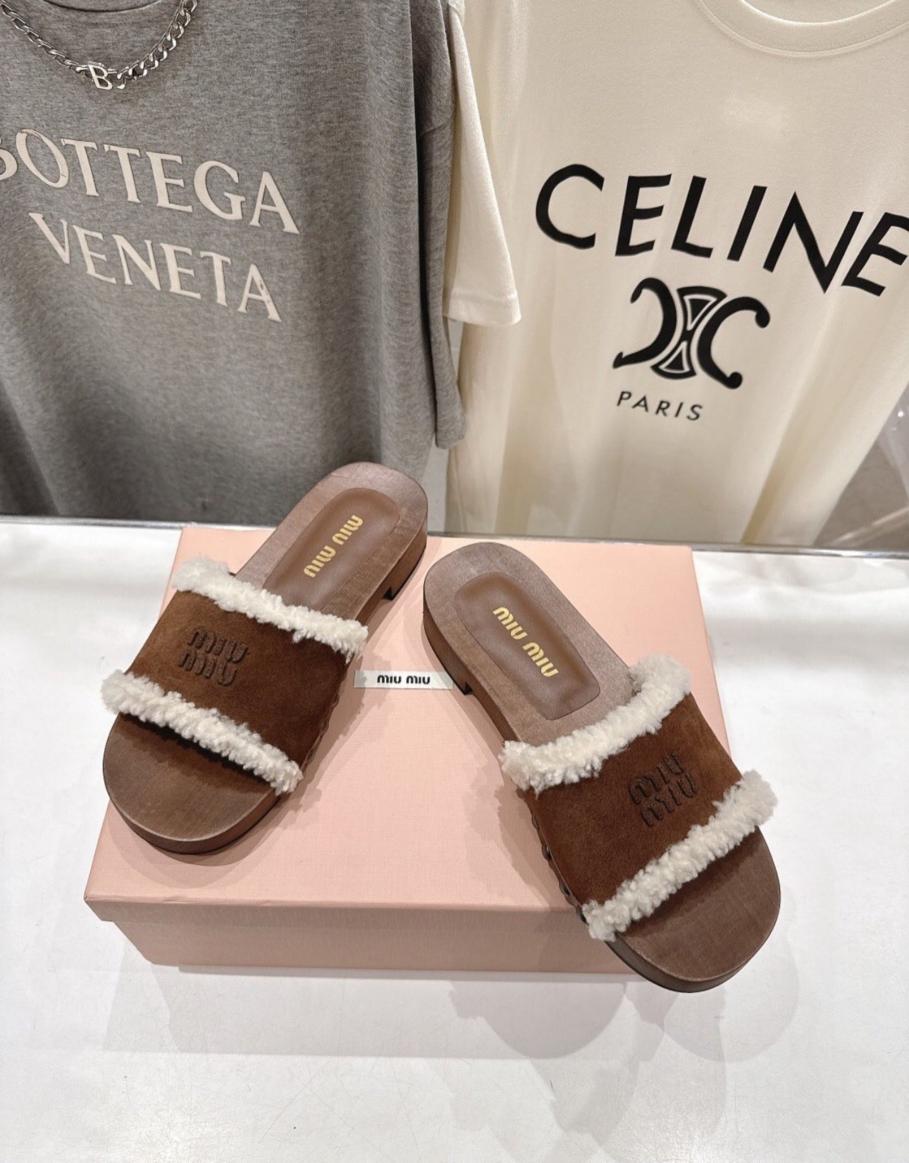 Shearling Mules