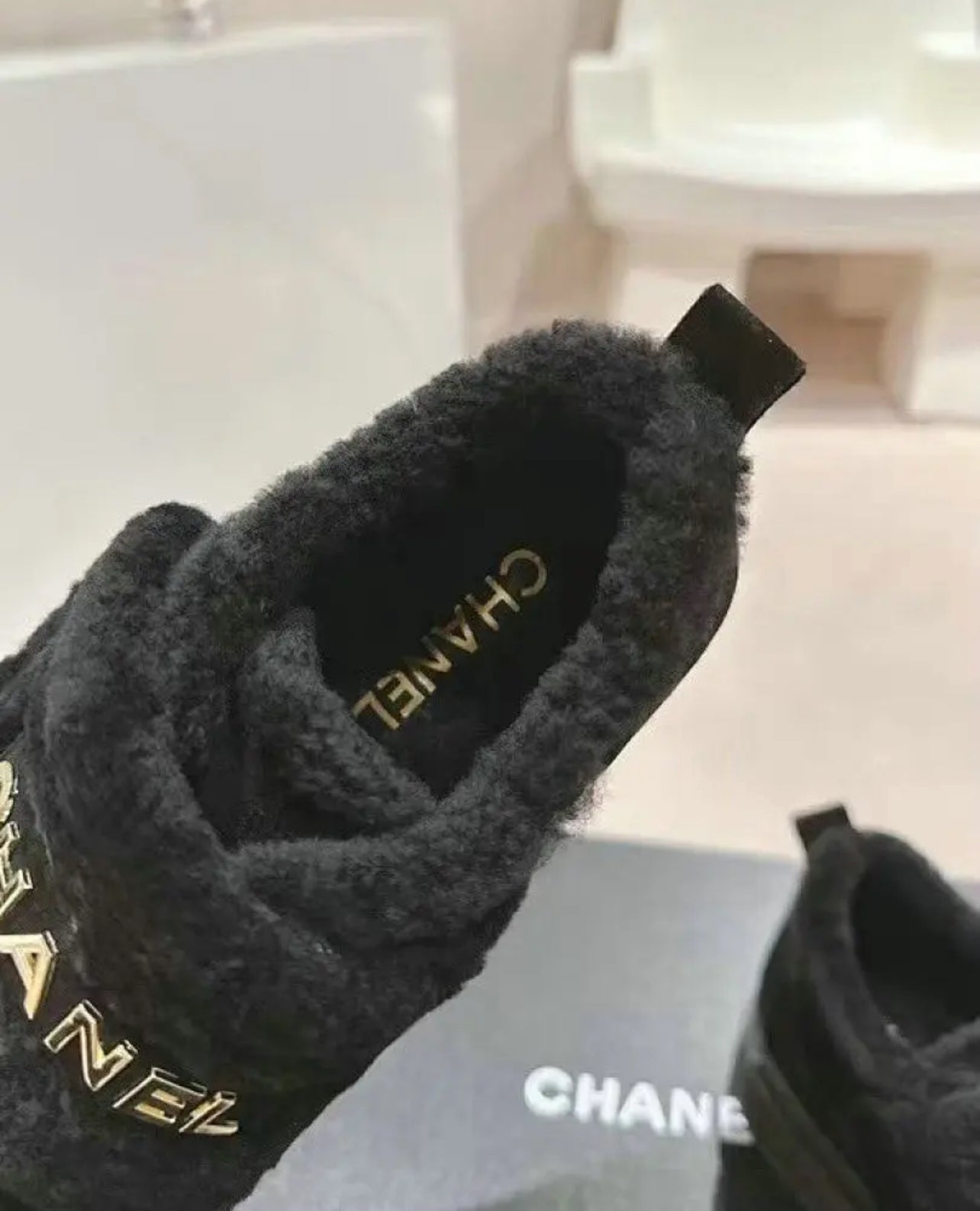 CC Fur Loafers
