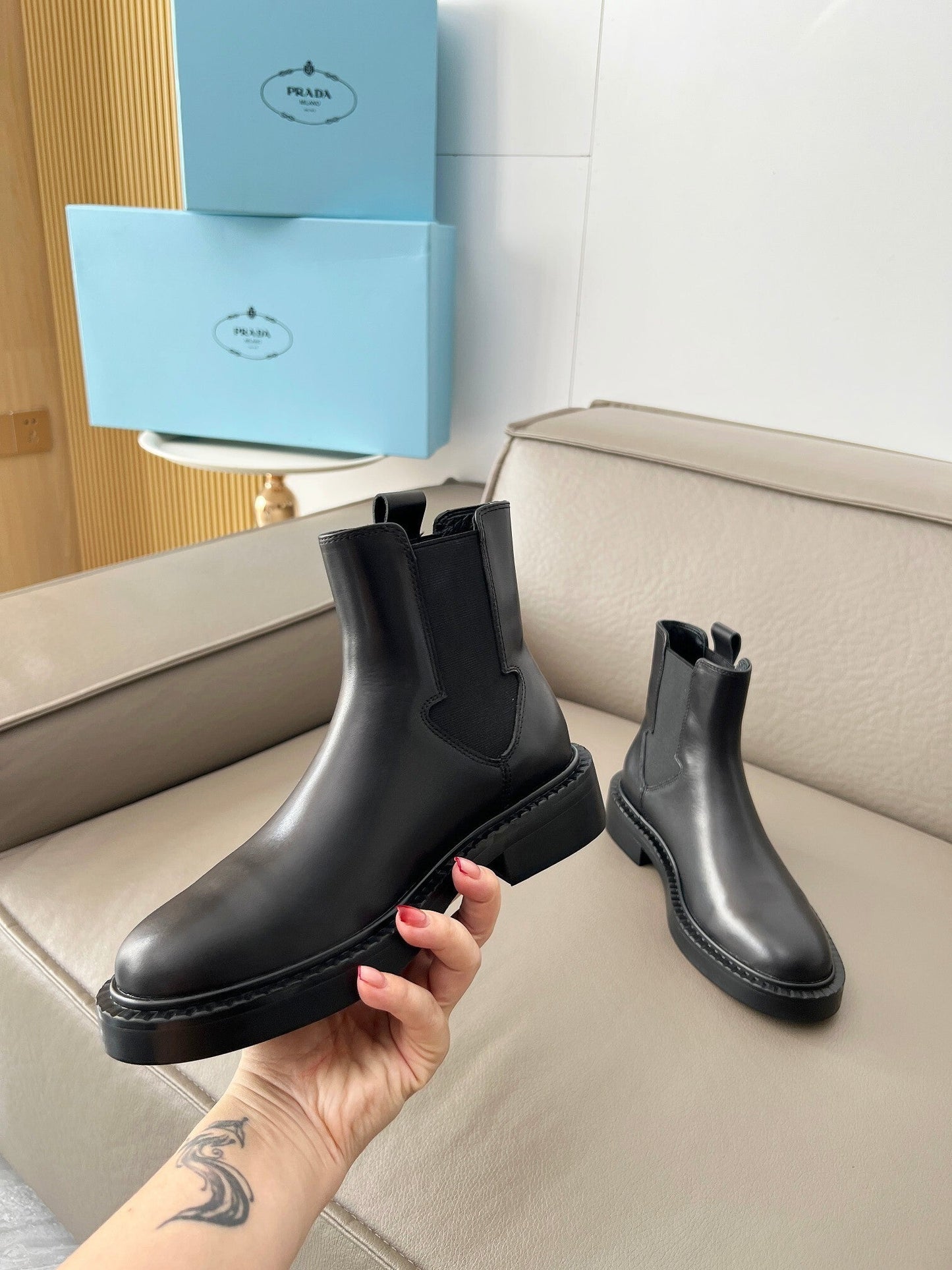 Leather Boots