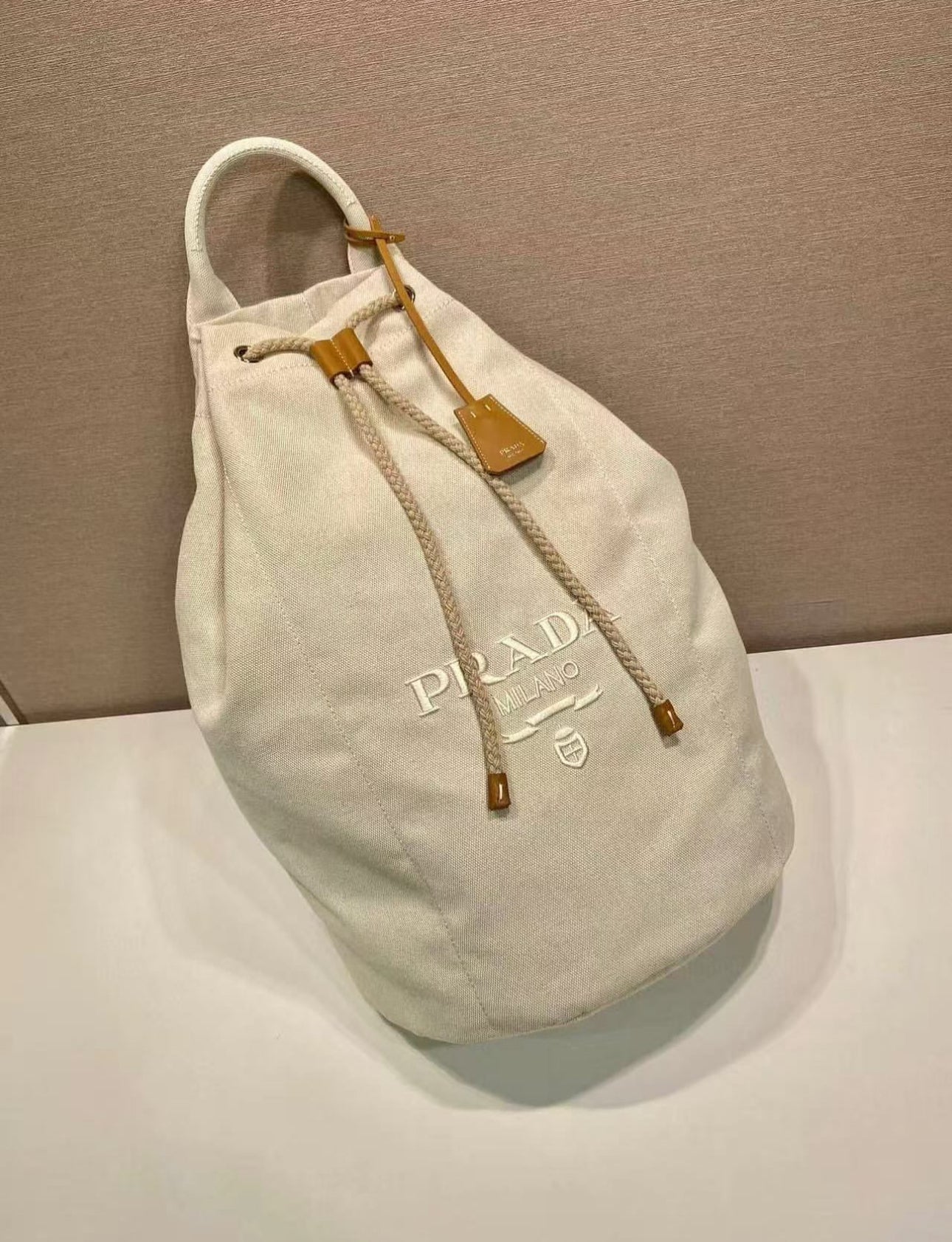 Linen Duffle Bag