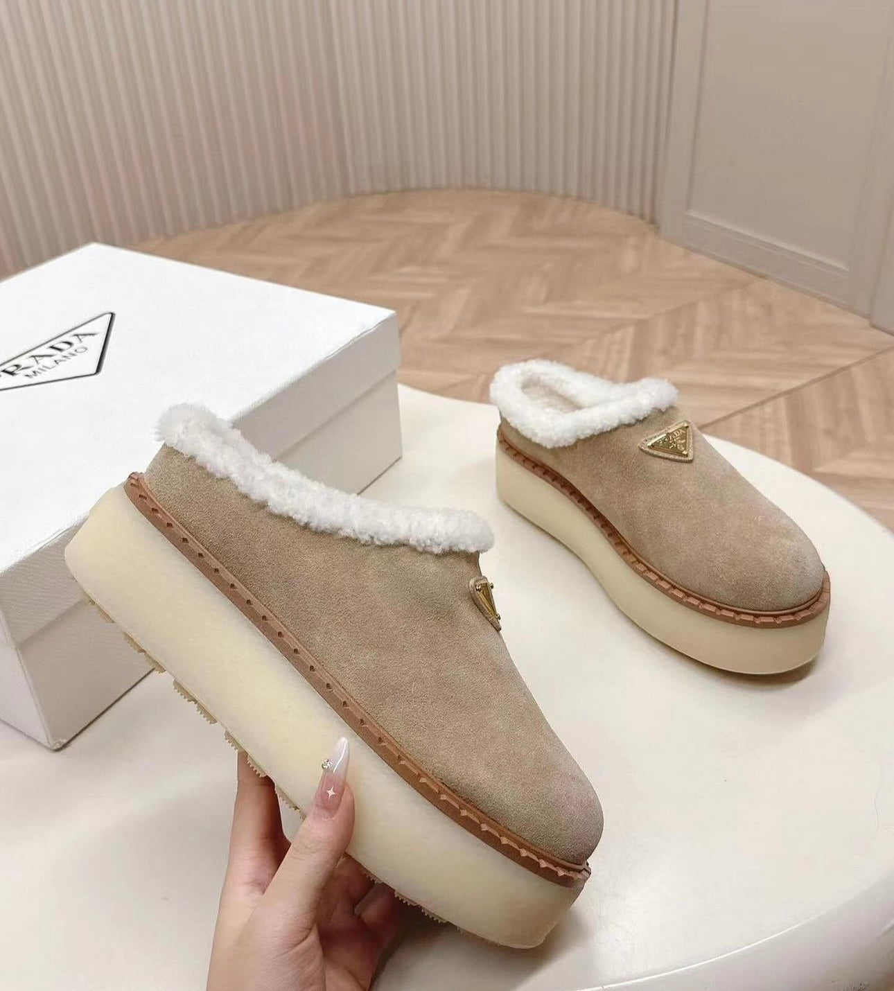 Fur Slippers