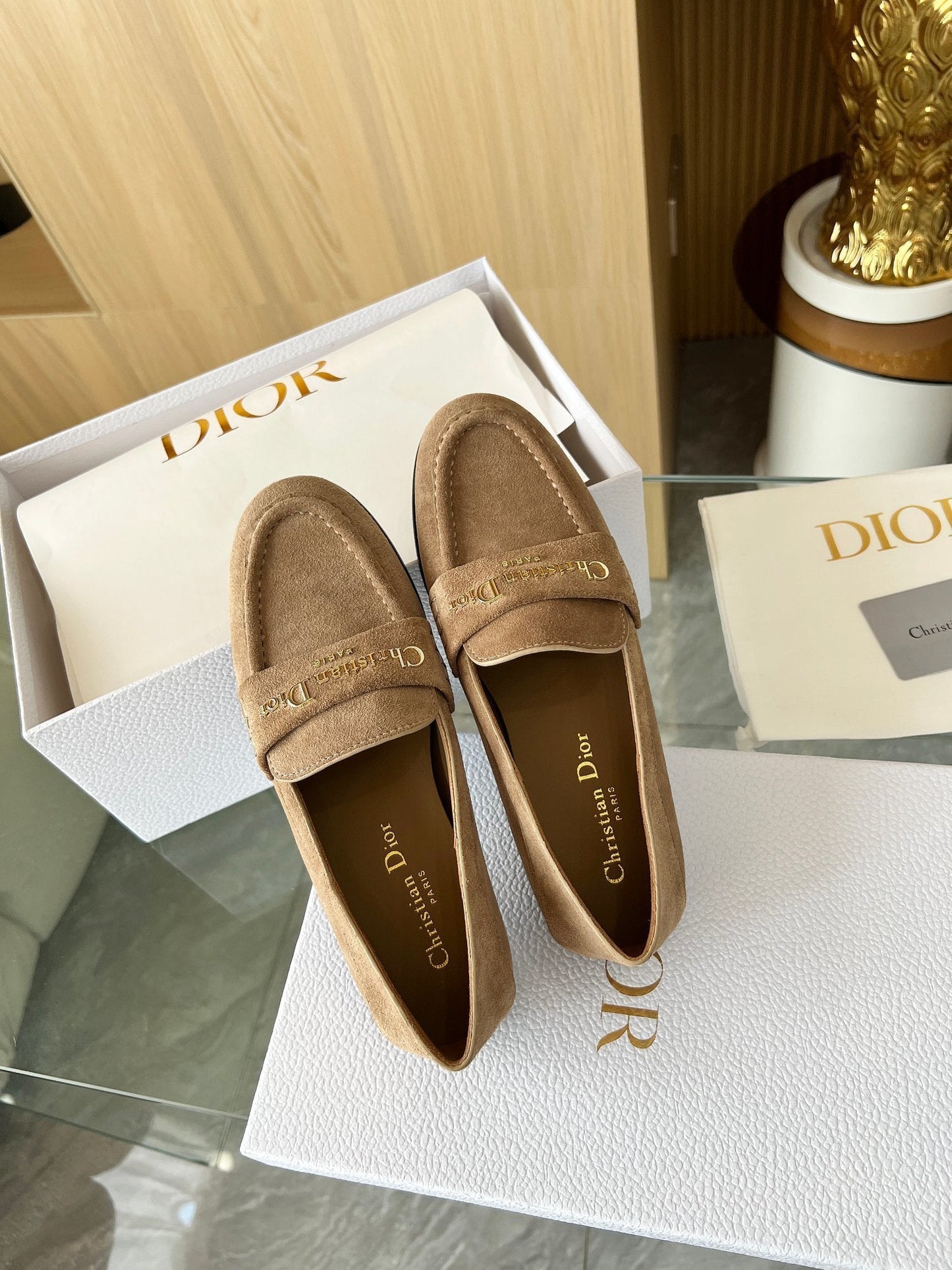 Suede Loafers