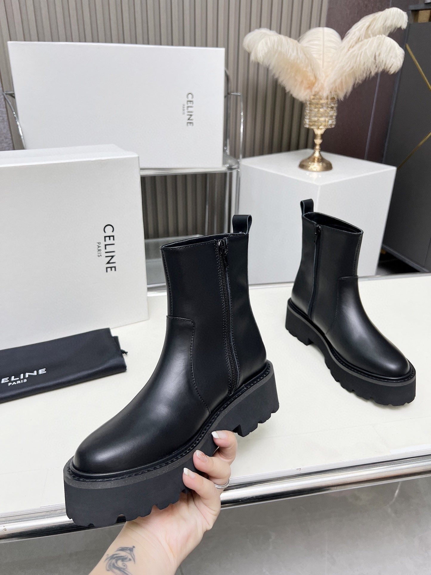Leather Boots