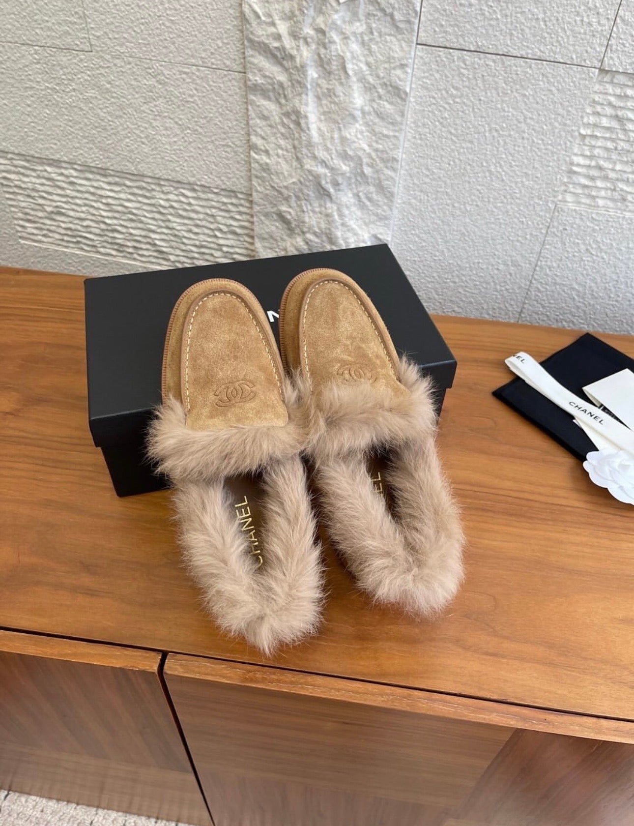 CC Fur Loafers