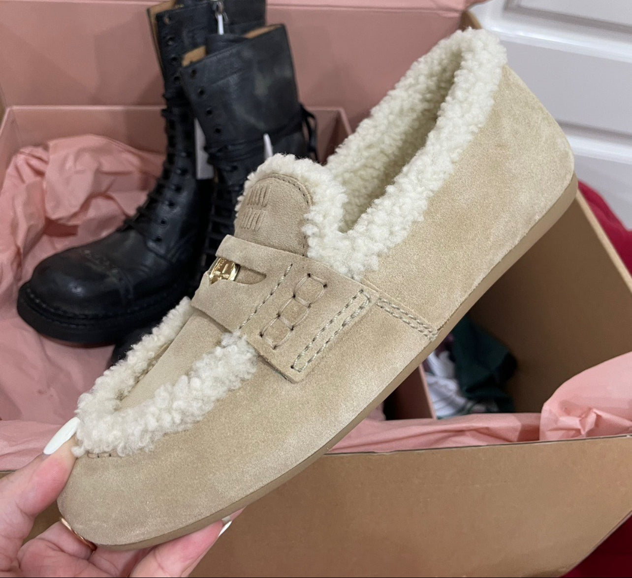 Shearling Loafers