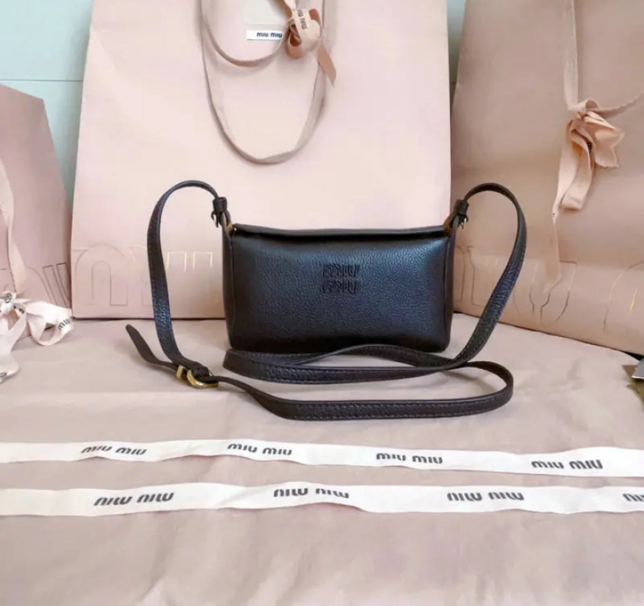 Leather Pouch Bag