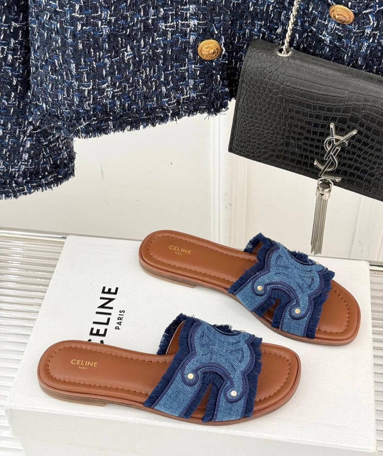 Fringed Mules