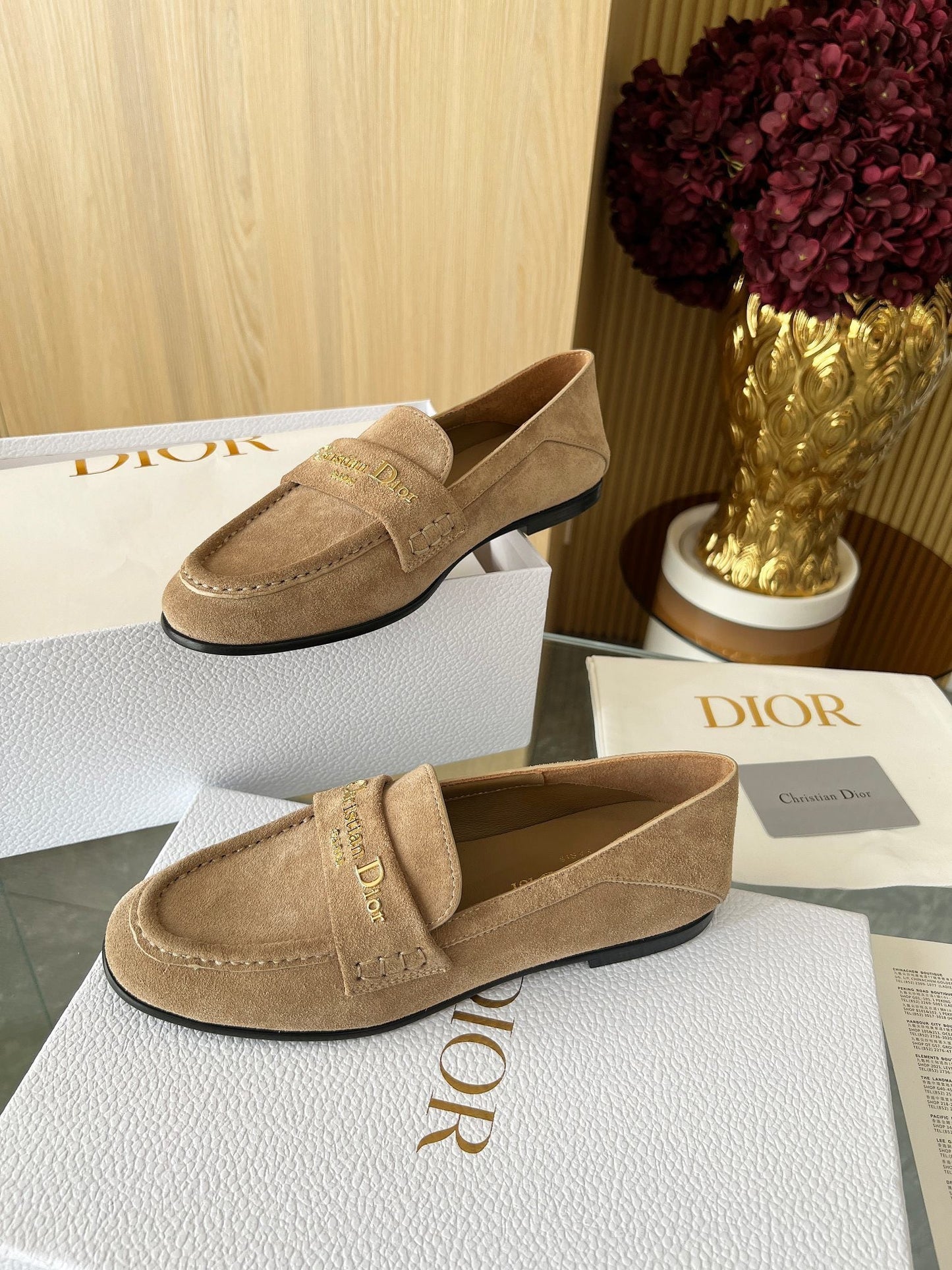 Suede Loafers