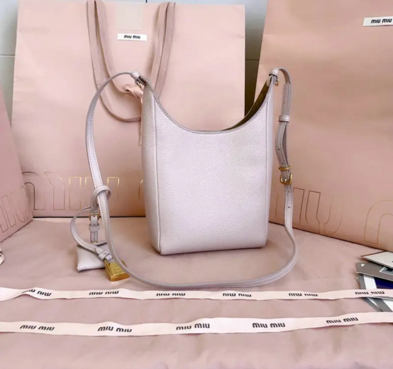 Leather Bucket Bag