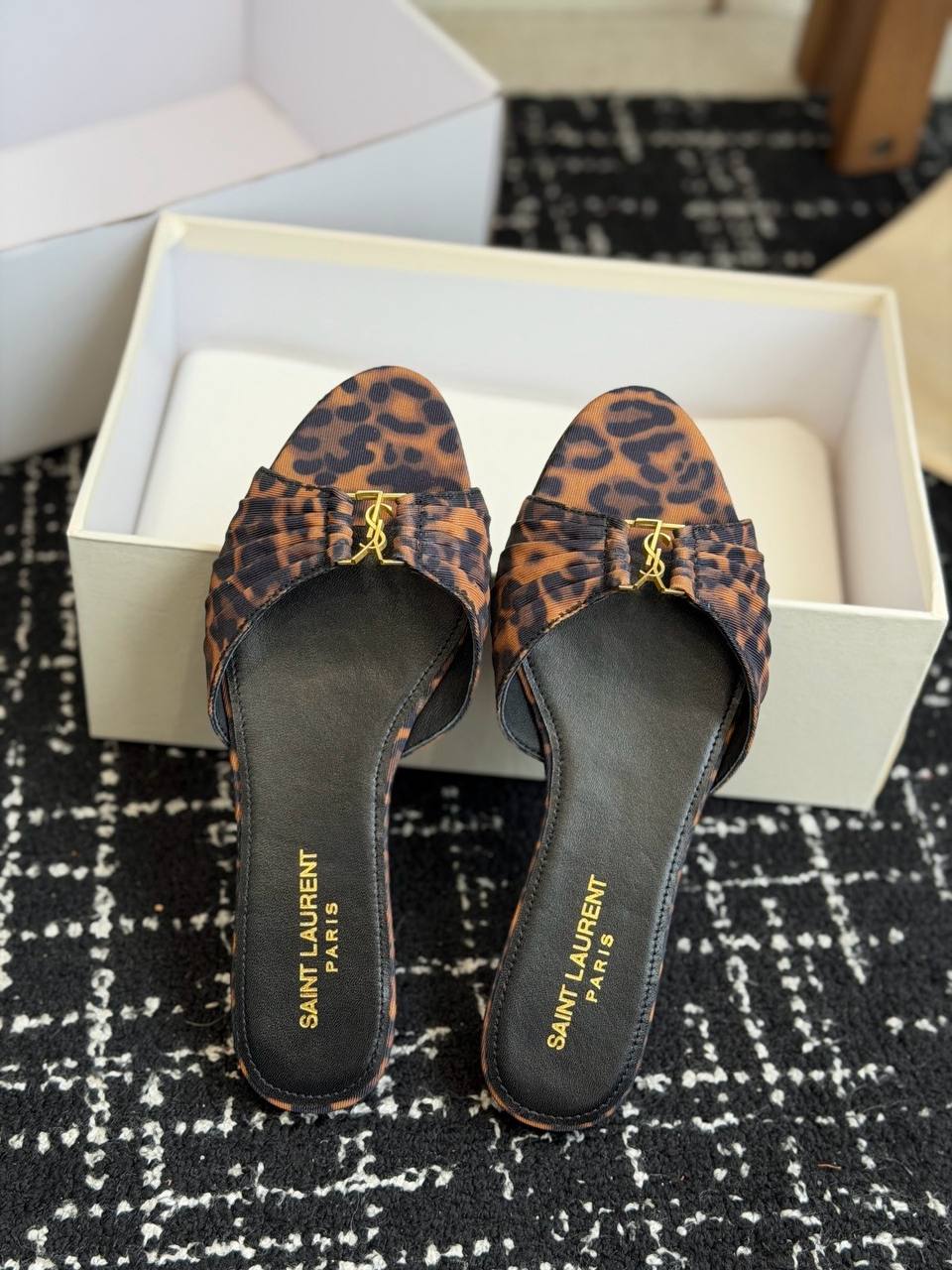 Leopard Sandals