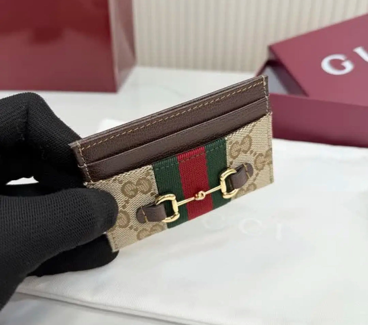 Horsebit Card Holder