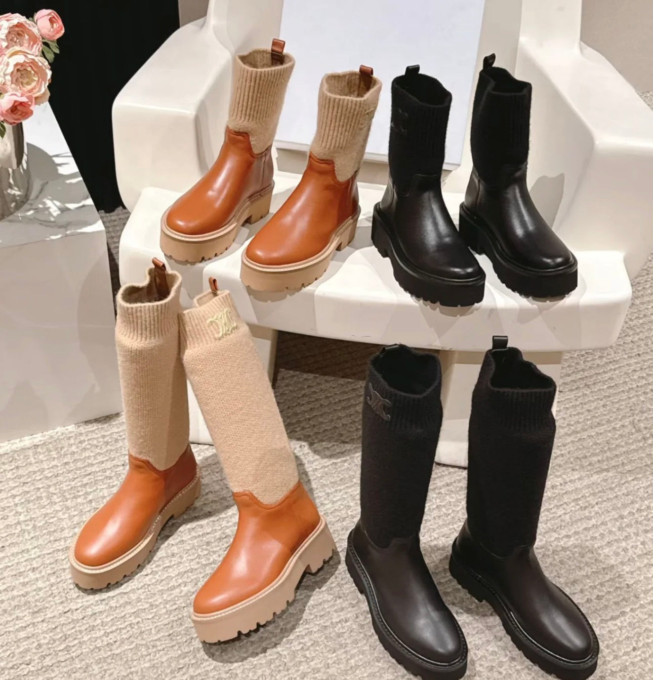 Leather Boots