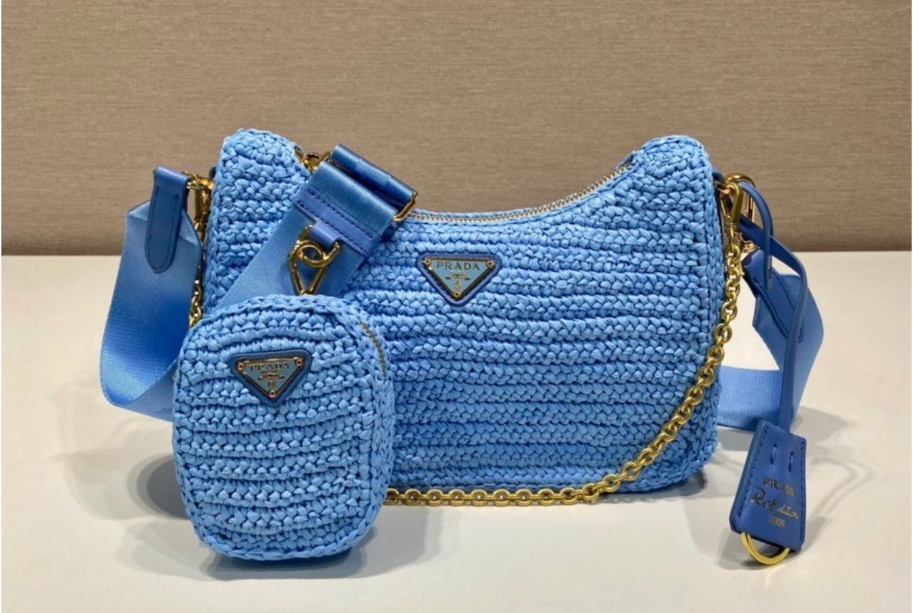 Re Edition Raffia Bag