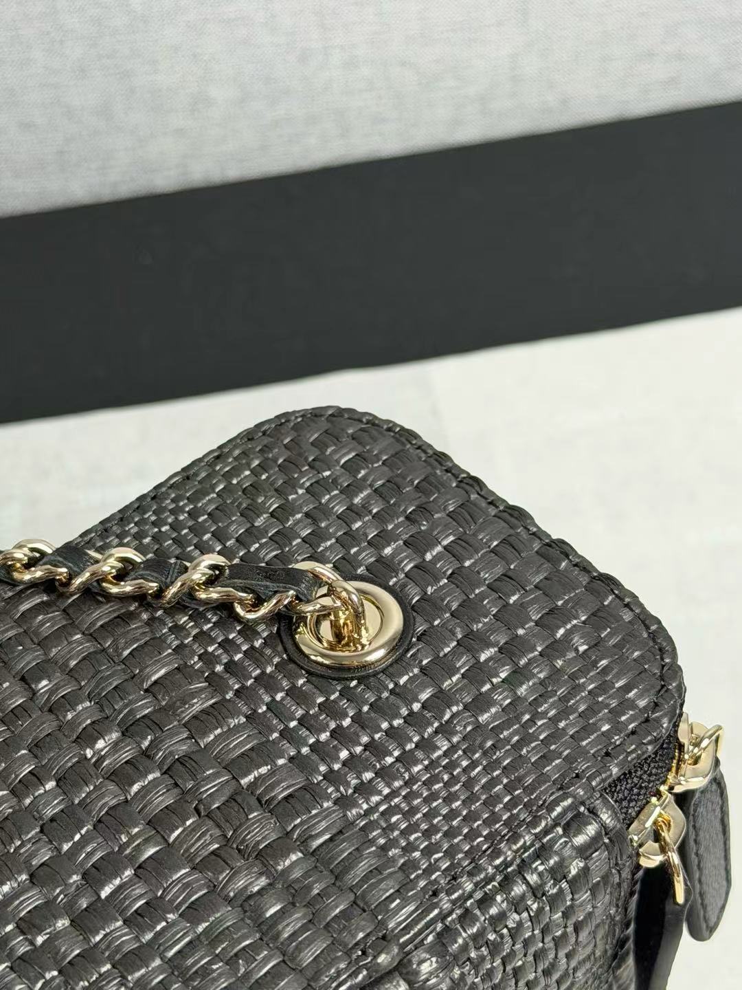 Mini Raffia Vanity