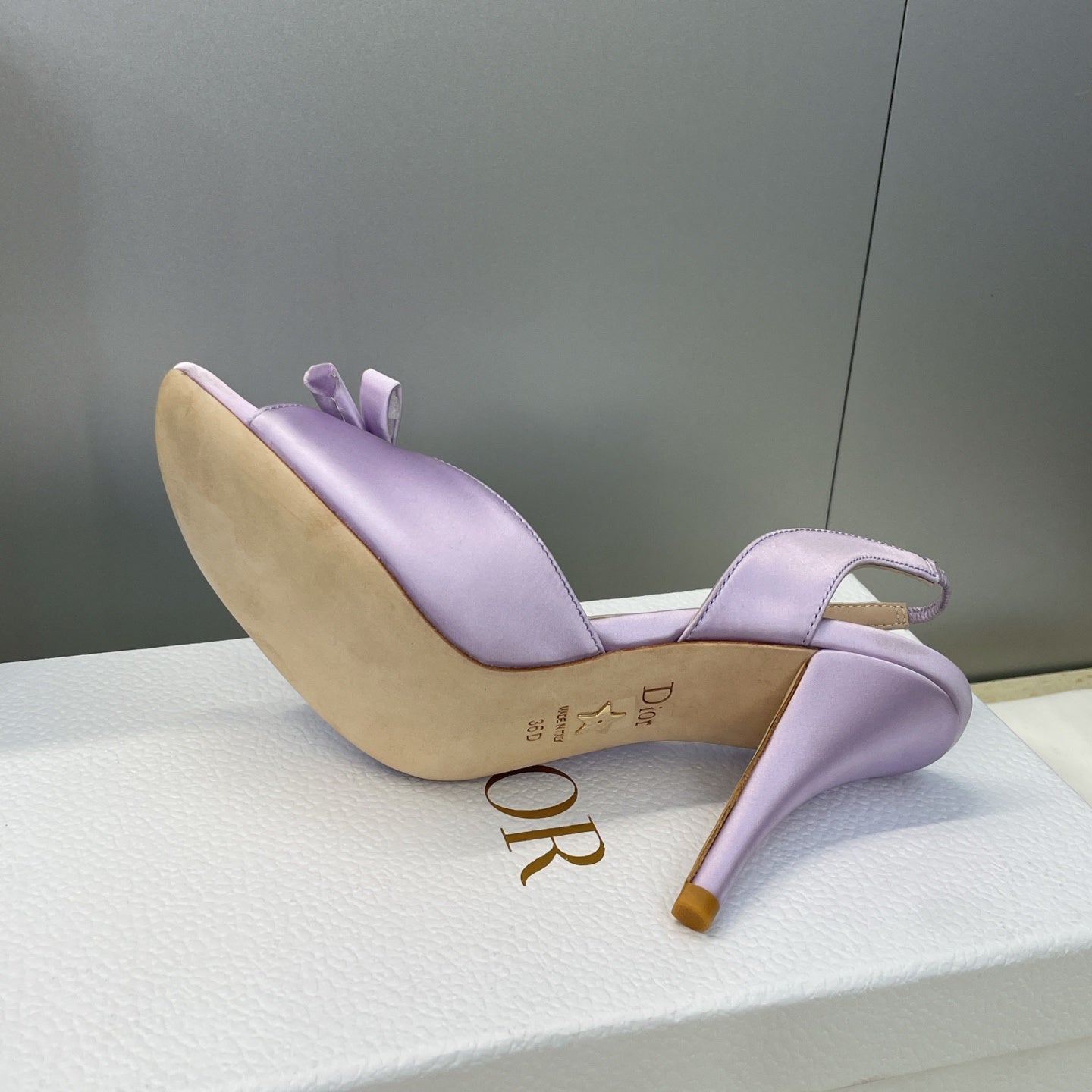 Satin Bow Sandals