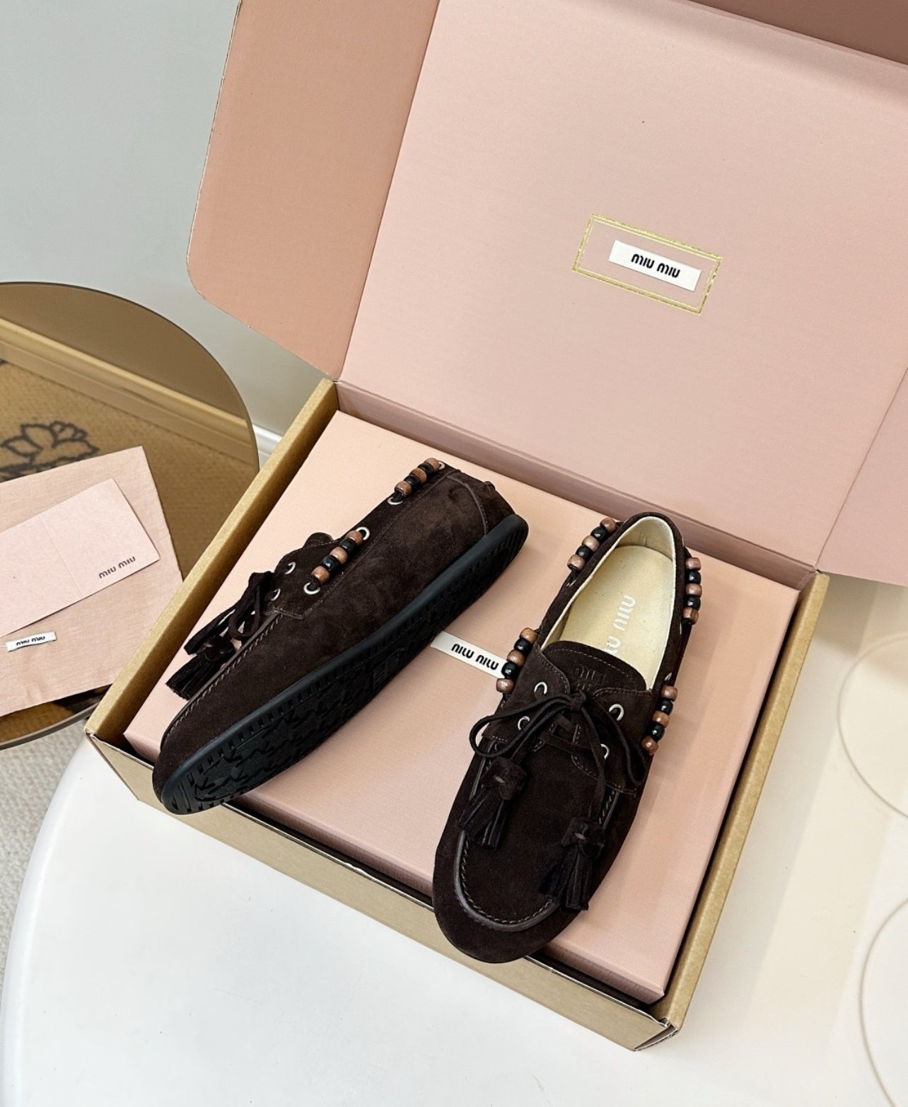 Suede Loafers