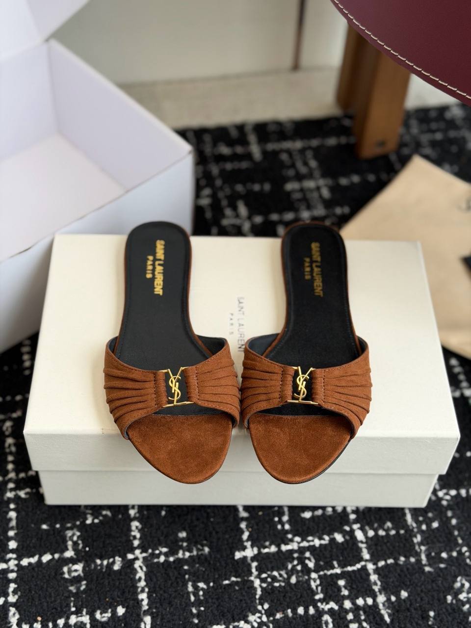 Suede Sandals