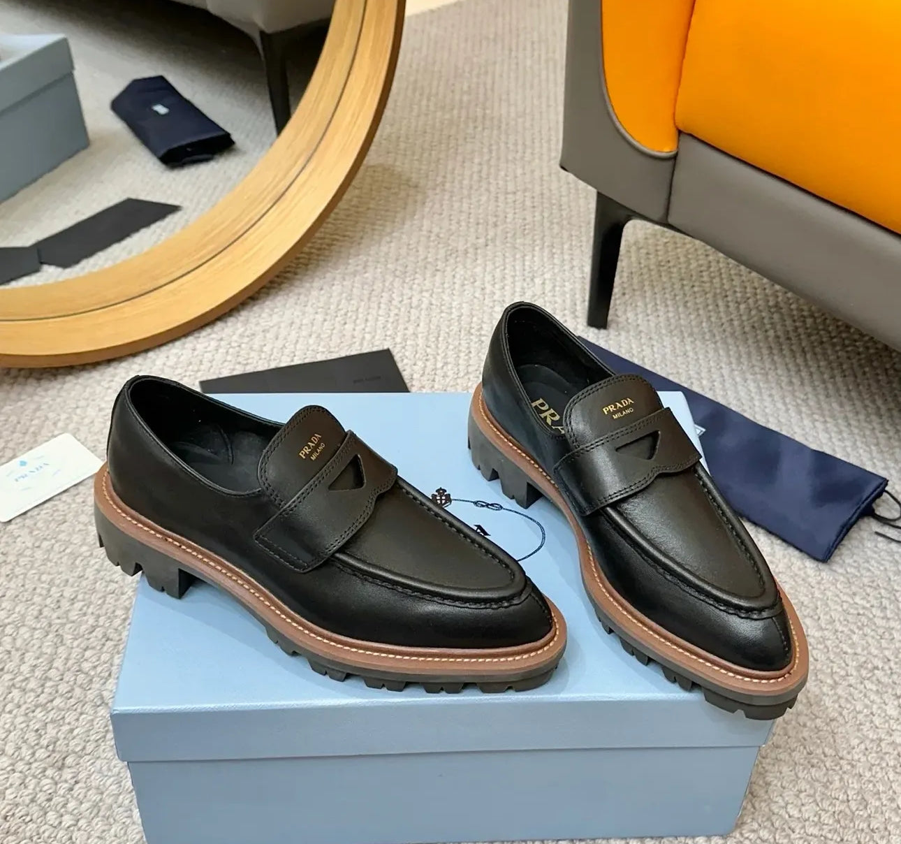 Leather Loafers