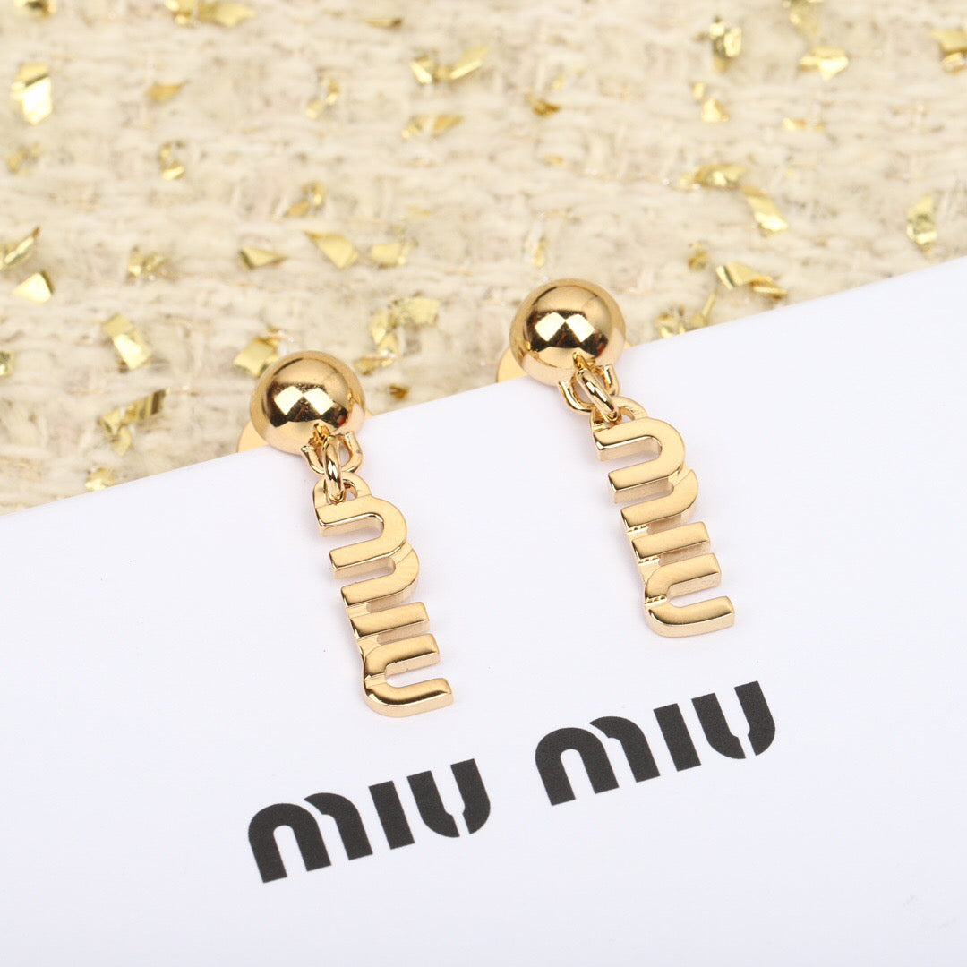 Logo Earrings
