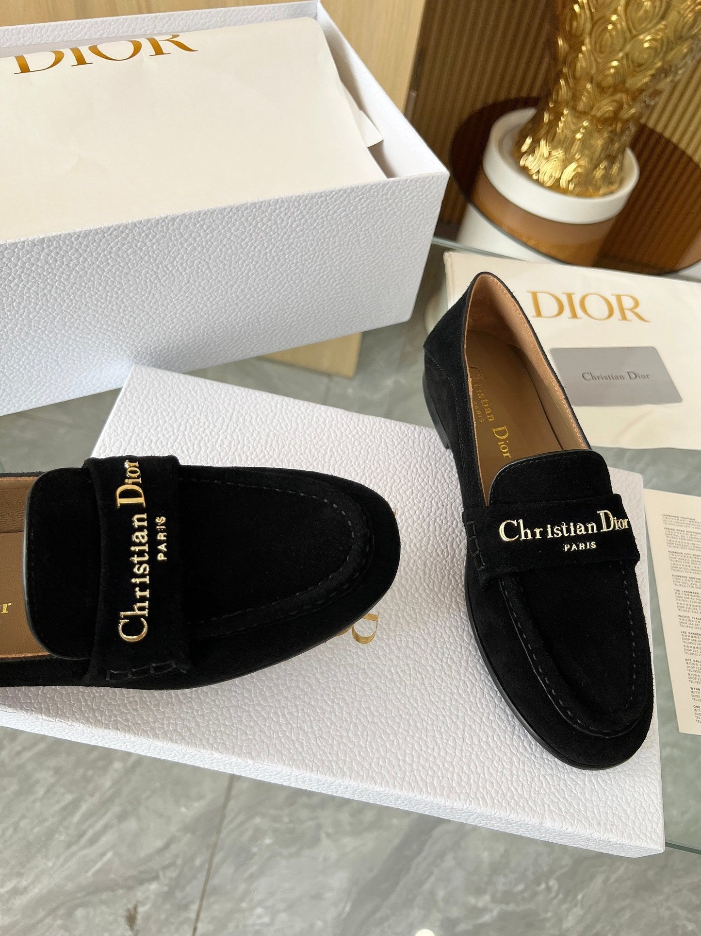Suede Loafers