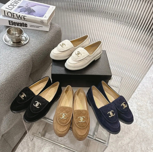 Suede Loafers