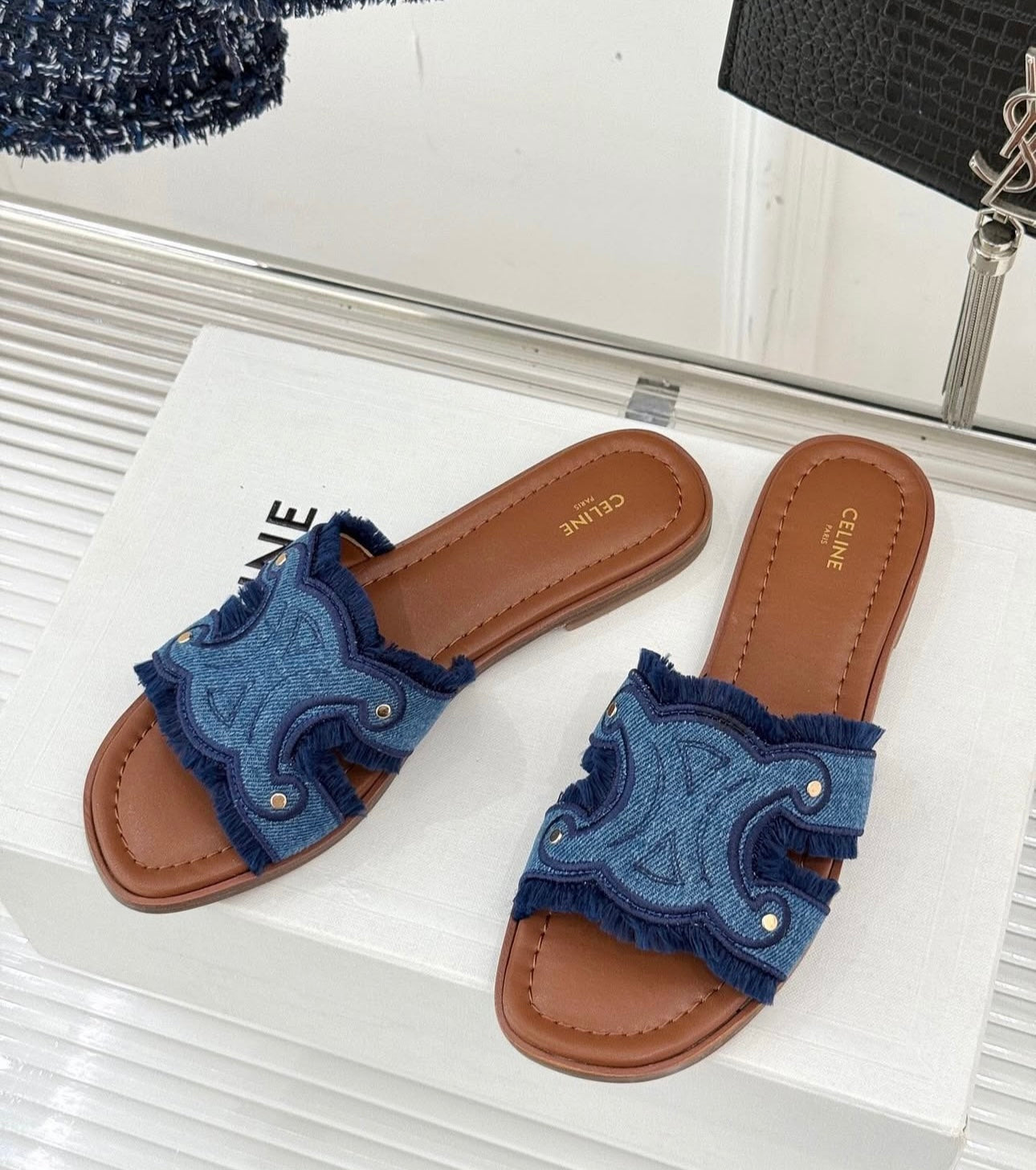 Fringed Mules
