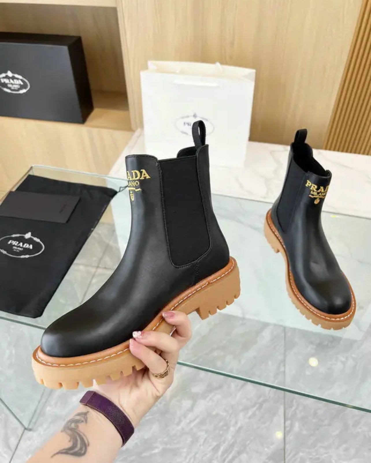 Leather Boots