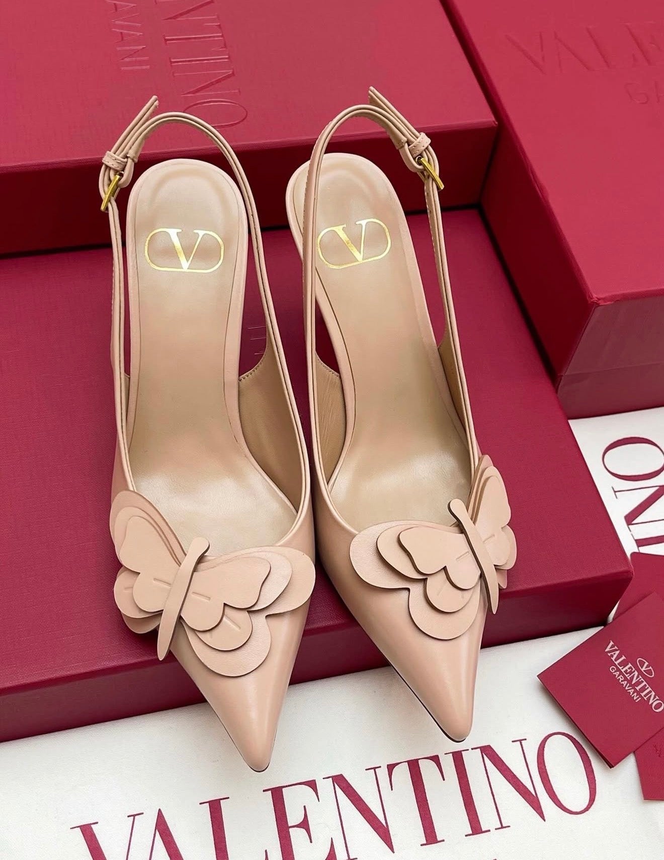 Butterfly Slingbacks
