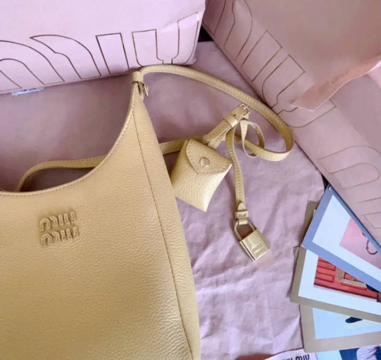 Leather Bucket Bag