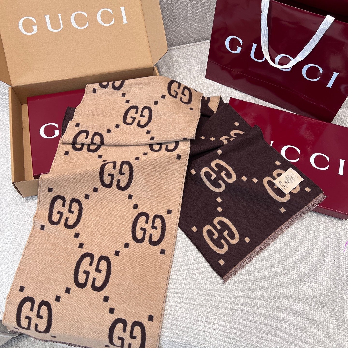 GG Cashmere Scarf