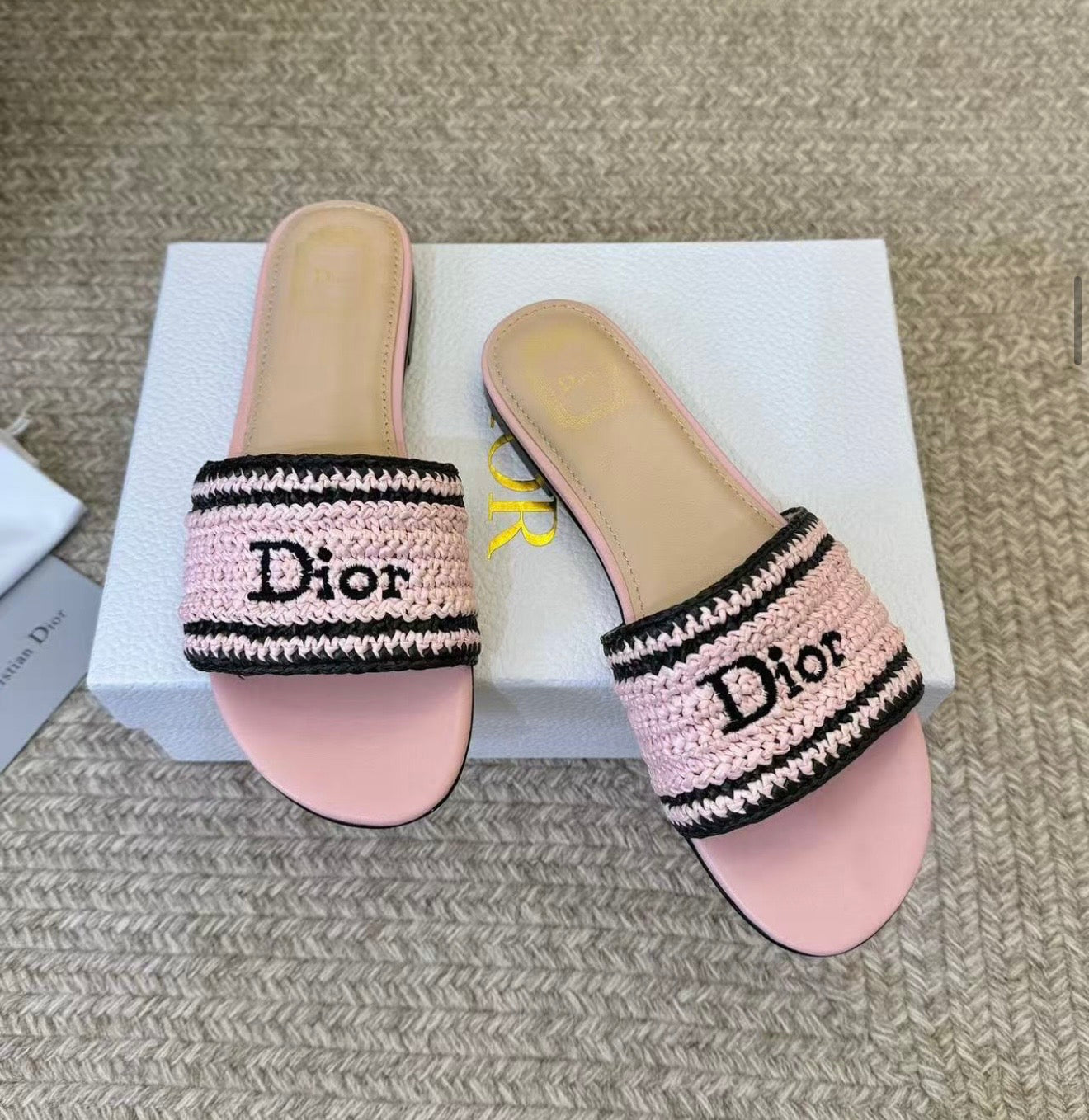 Dway Raffia Mules
