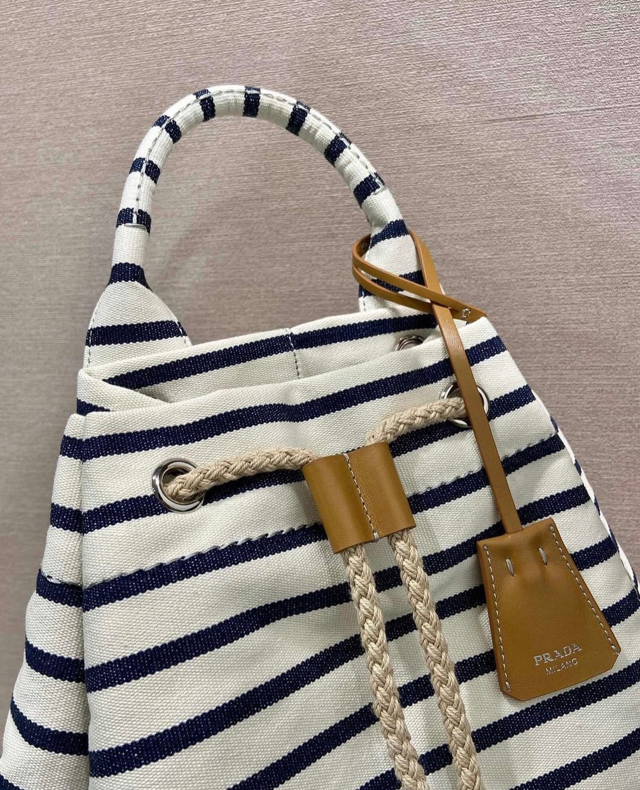 Linen Duffle Bag