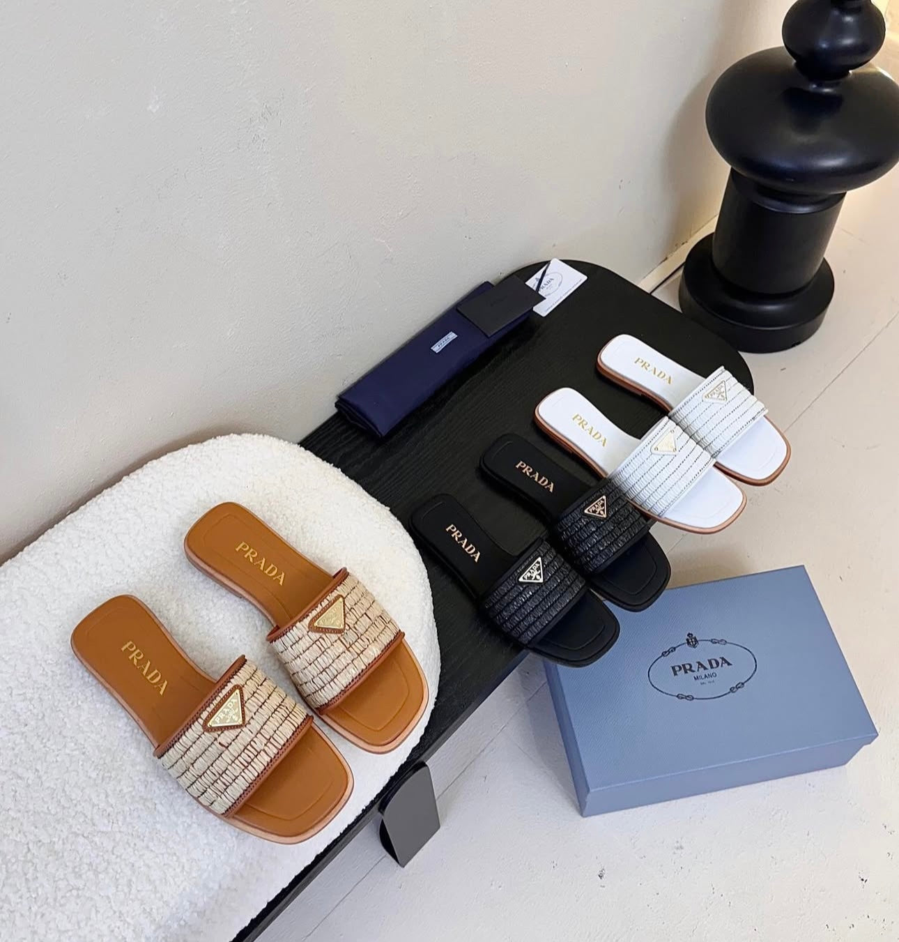 Leather Slides