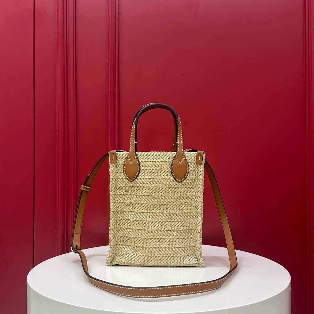 Mini Straw Tote