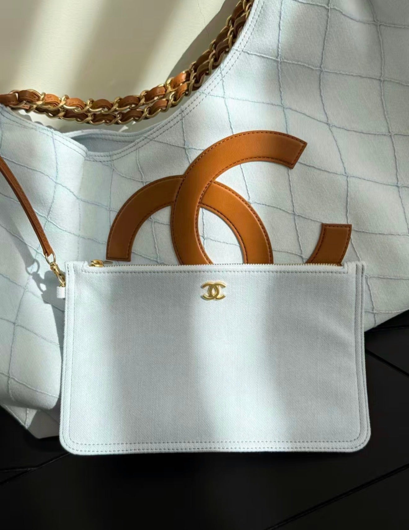 CC Denim Tote