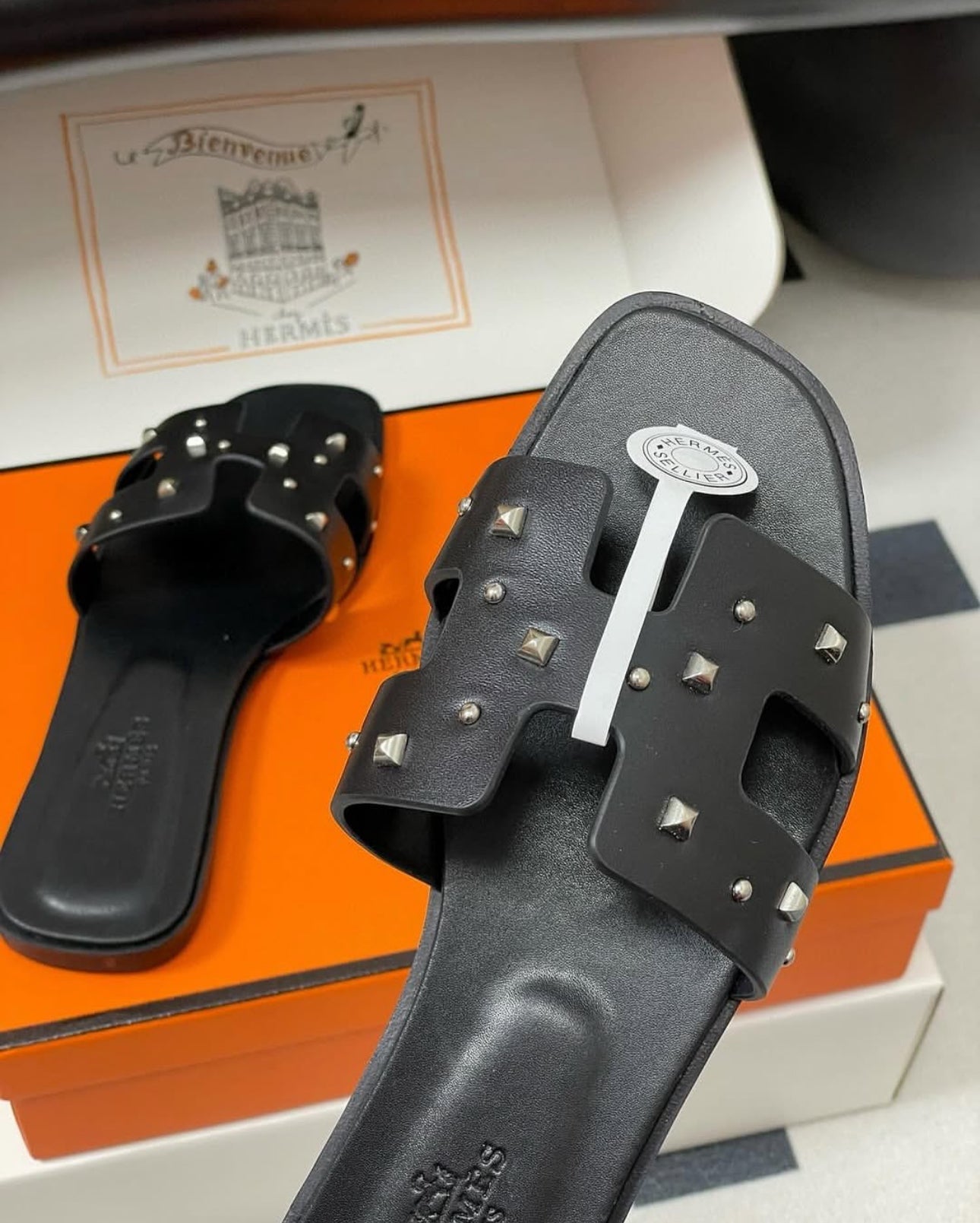 Studded Oran Sandals