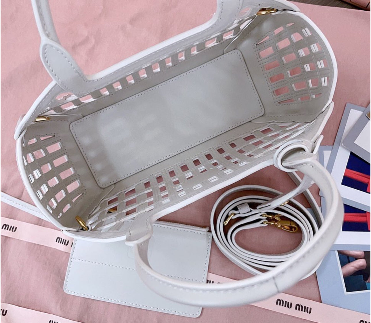 Leather Basket