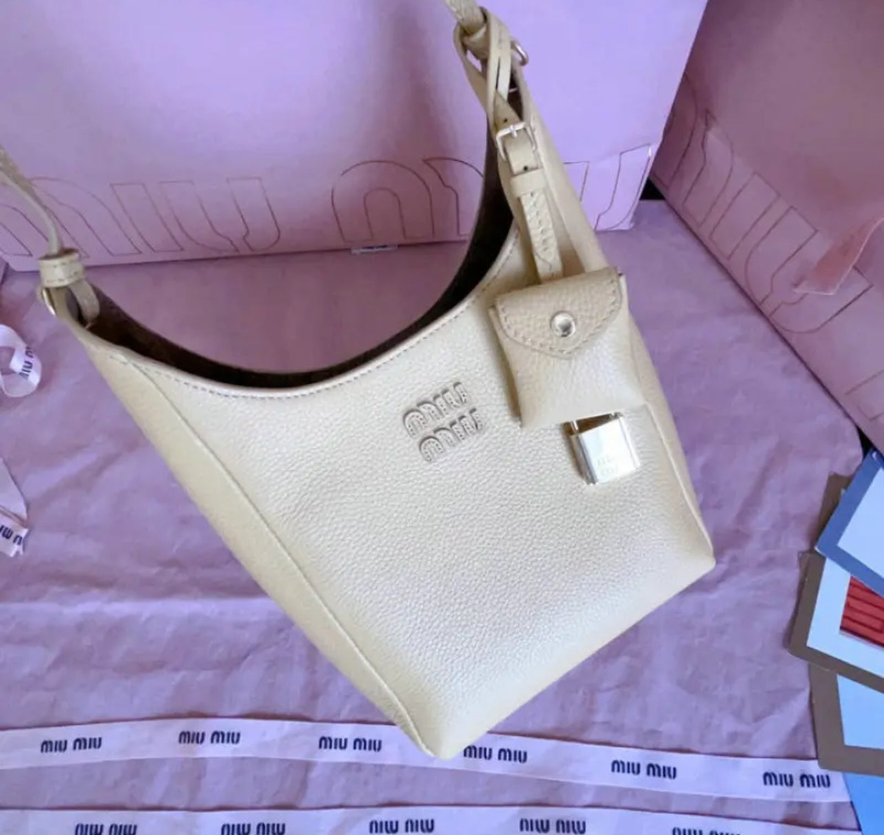Leather Bucket Bag