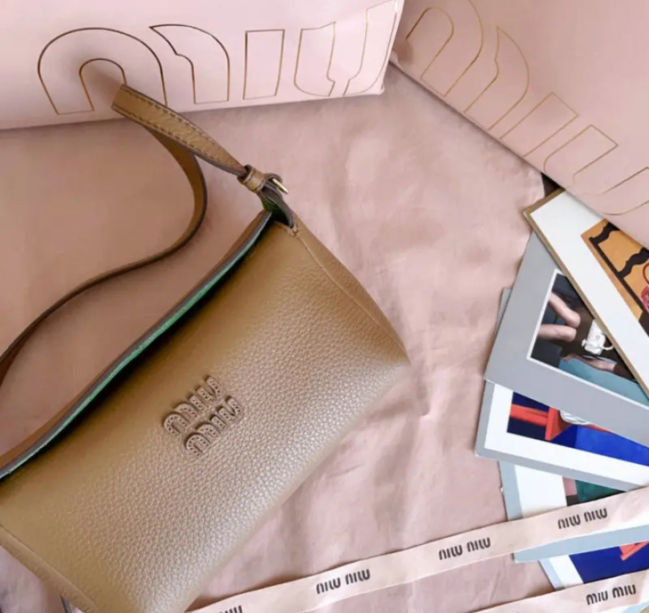 Leather Pouch Bag