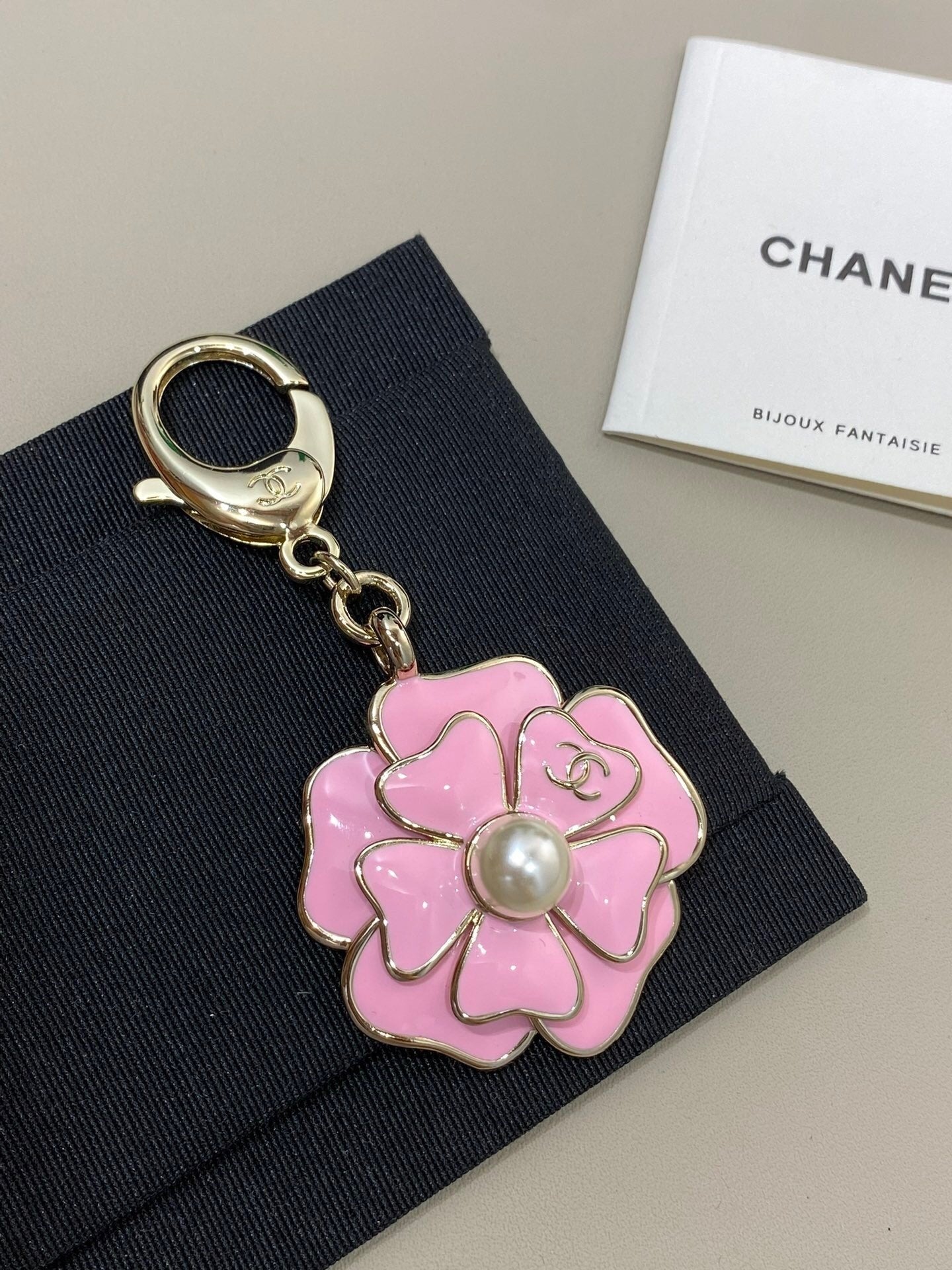 Camellia Keychain Charm